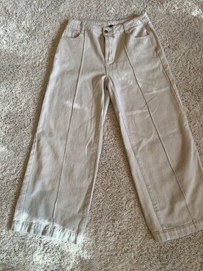 Cider Wide Leg Pants in Eggshell